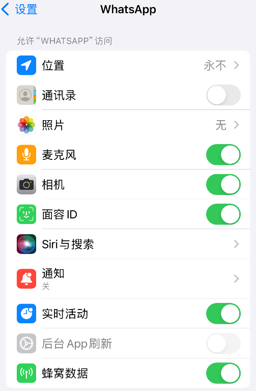 WhatsApp如何同步通讯录