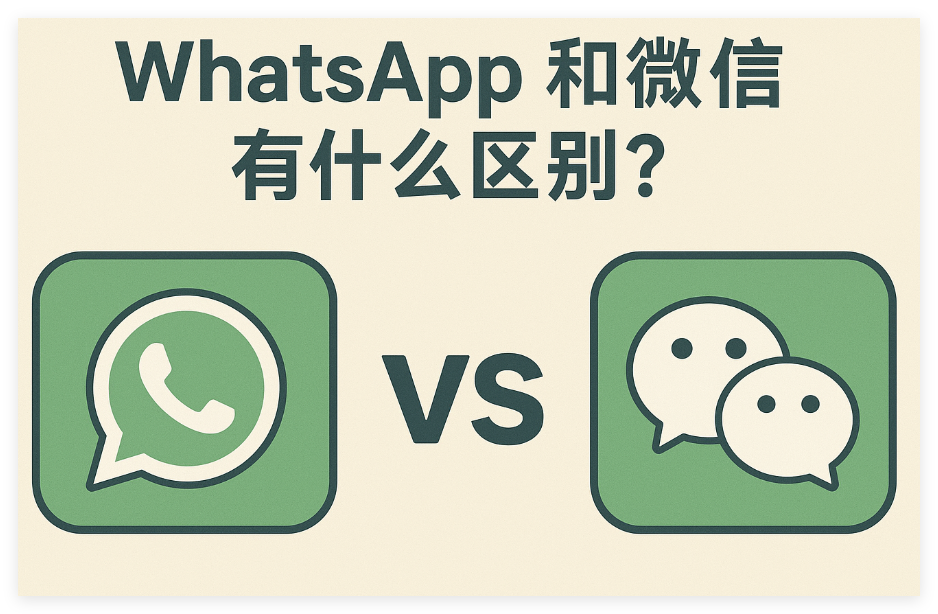 WhatsApp和微信有什么区别