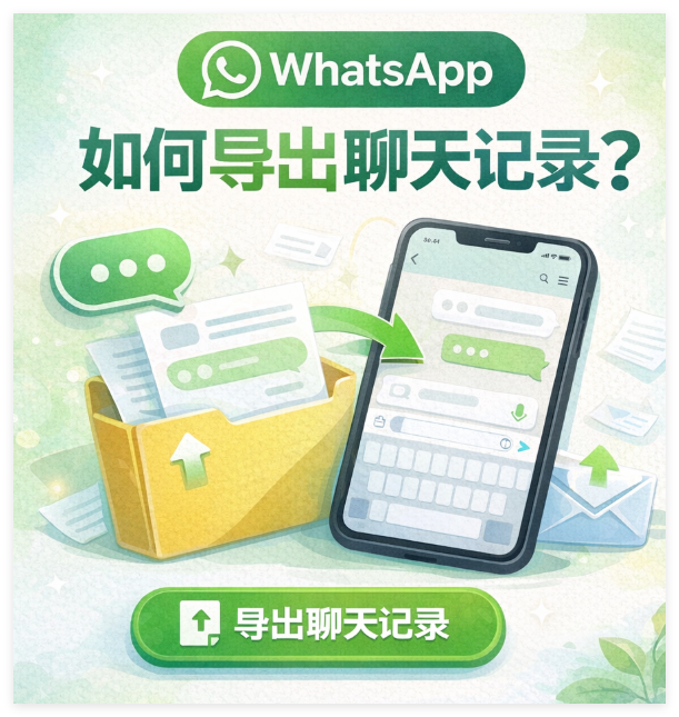 WhatsApp 如何导出聊天记录