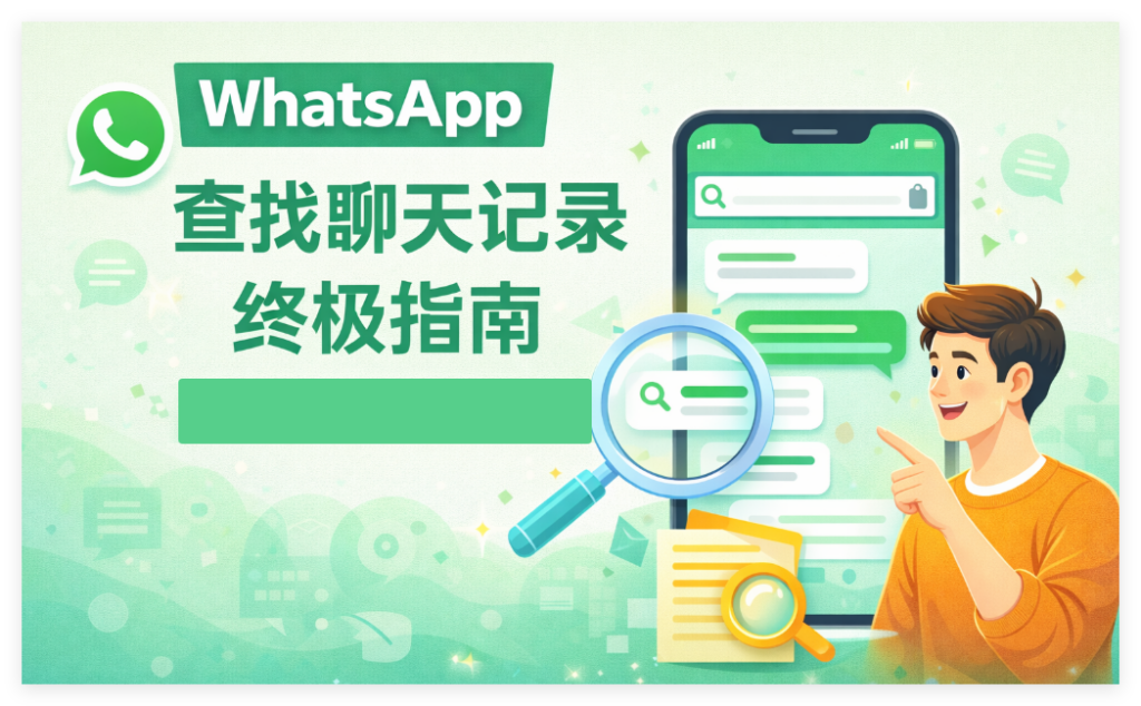 WhatsApp查找聊天记录
