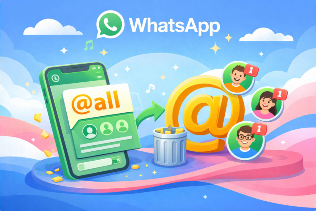 WhatsApp 如何 @所有人？