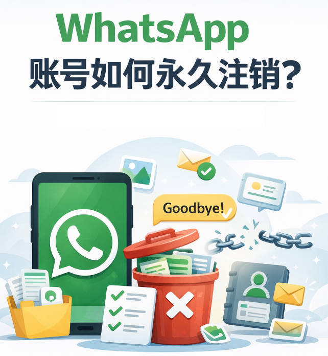 WhatsApp账号如何永久注销