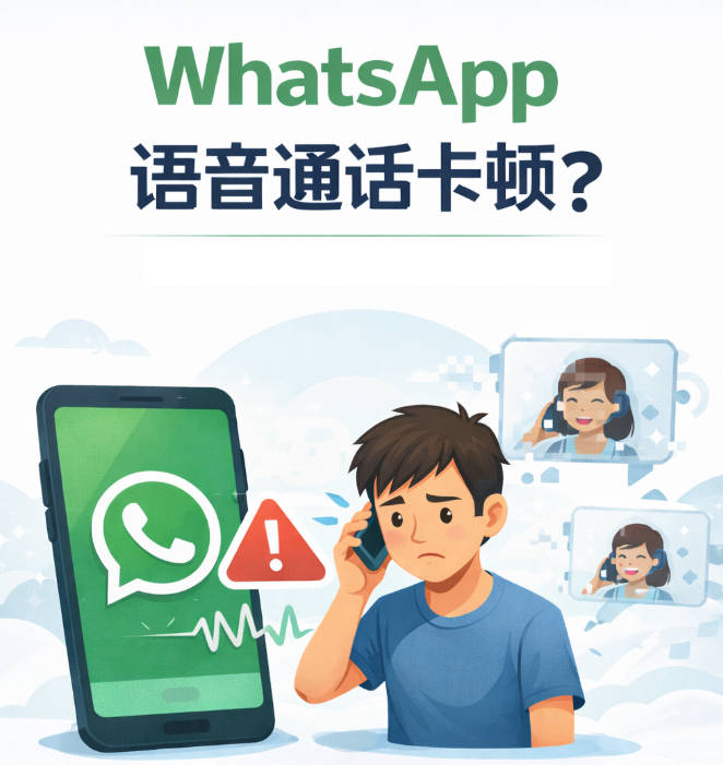 WhatsApp语音通话卡顿